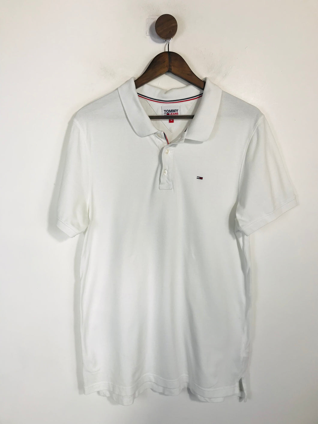 Tommy Jeans Women's Polo Shirt | XL UK16 | White
