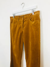 Load image into Gallery viewer, Luisa Cerano Women’s Velvet Slim Trousers | UK14 | Brown
