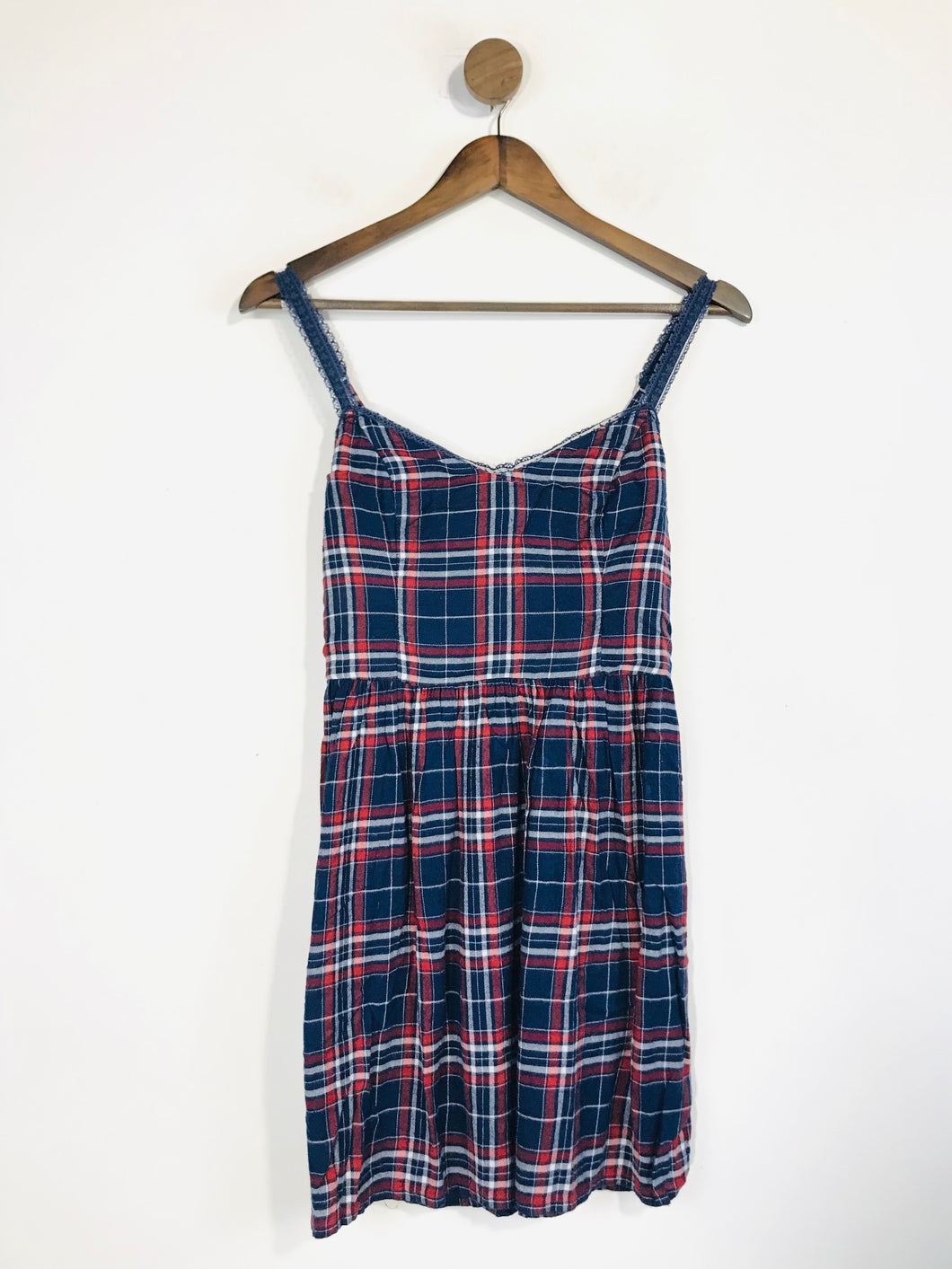 Abercrombie & Fitch Women's Check Gingham Mini Dress | S UK8 | Multicoloured