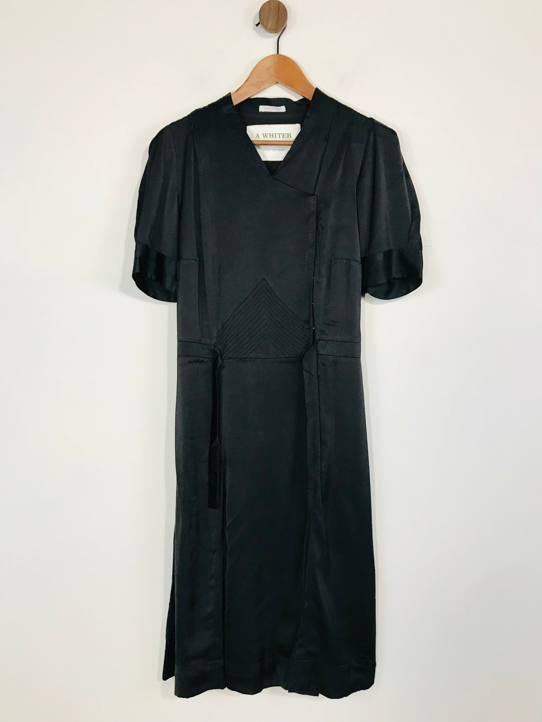 Just In Case Women's Smart A-Line Dress | EU42 UK14 | Black