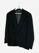 Load image into Gallery viewer, Versus Gianni Versace Men’s Double Breasted Suit Jacket Blazer | EU52 UK42 | Black
