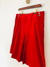 Load image into Gallery viewer, Laura Ashley Women&#39;s Corduroy A-Line Skirt | UK14 | Red
