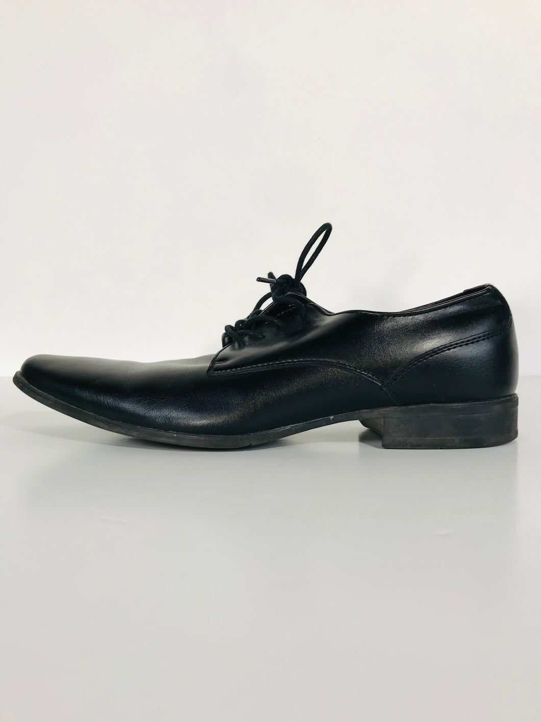 Calvin Klein Men's Leather Lace Up Shoes | EU42.5 | Black
