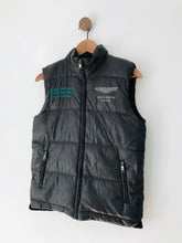 Load image into Gallery viewer, Aston Martin by Hackett Kid’s Racing Puffer Gilet | 13-14 Yrs | Black

