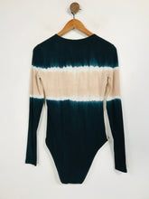 Load image into Gallery viewer, Ninety Percent Women&#39;s Long Sleeve Tie Dye Bodysuit Top | XS UK6-8 | Multicoloured
