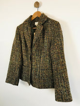Load image into Gallery viewer, Adini Women&#39;s Tweed Blazer Jacket NWT | M UK12 | Brown
