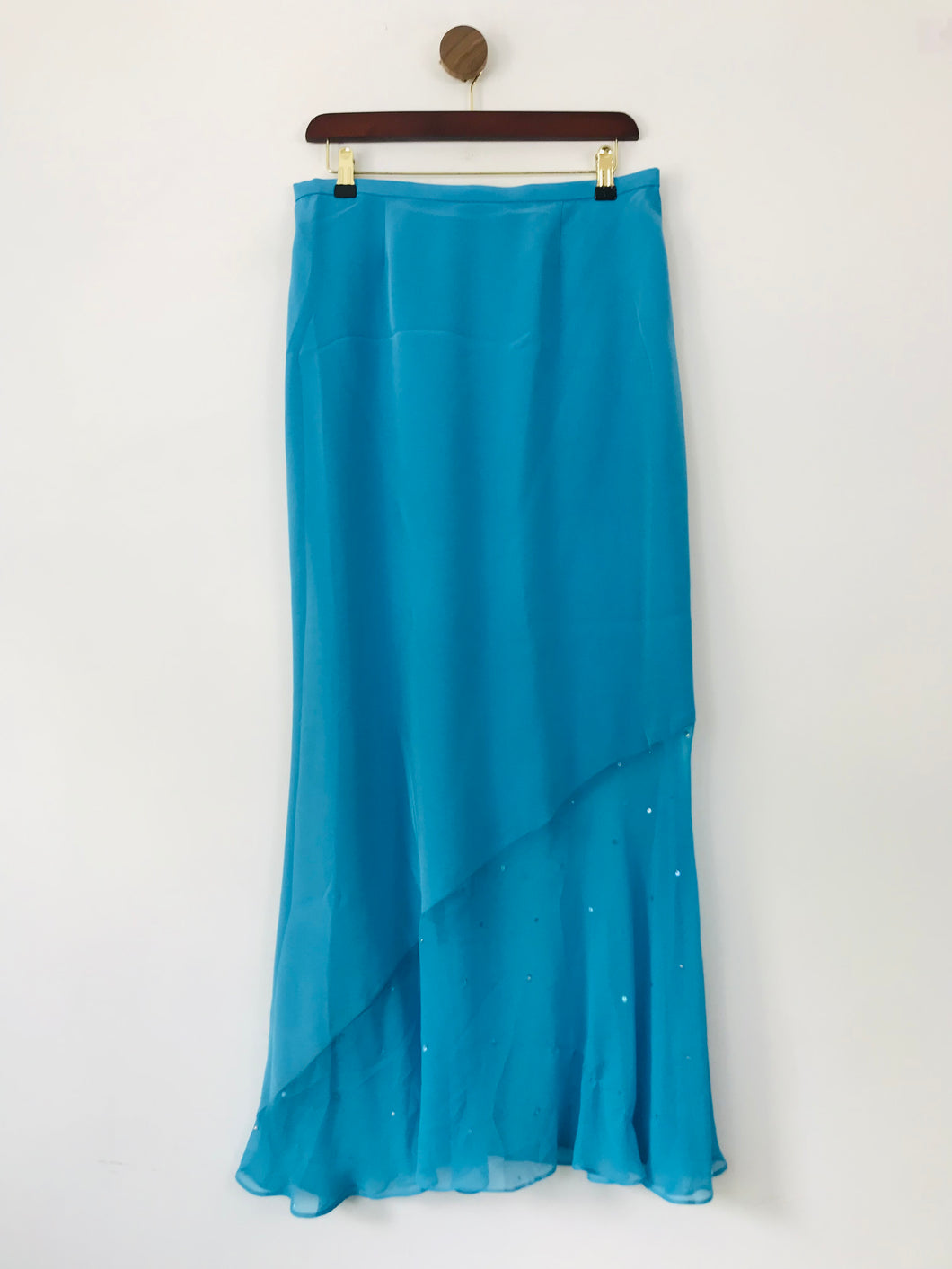 John Charles Women's Sequin Maxi Skirt | UK14 | Blue