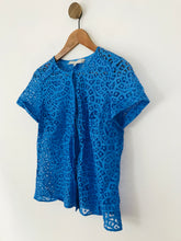 Load image into Gallery viewer, Fenn Wright Manson Women&#39;s Lace Blouse | UK12 | Blue
