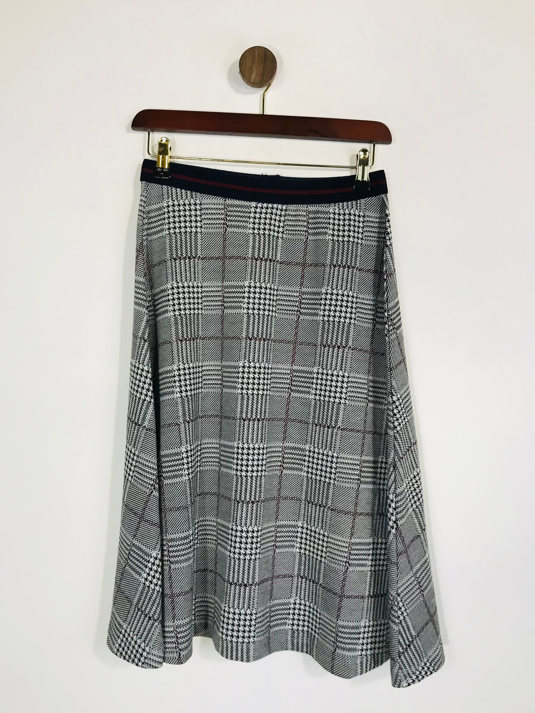 Esprit Women's Check Gingham A-Line Skirt | S UK8 | Multicoloured