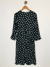 Load image into Gallery viewer, Zara Women&#39;s Polka Dot Playsuit Midi Dress NWT | S UK8 | Black
