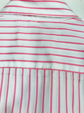 Load image into Gallery viewer, Charles Tyrwhitt Women&#39;s Striped Smart Button-Up Shirt | UK12 | Pink
