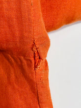 Load image into Gallery viewer, Autograph Women&#39;s Linen Long Sleeve Button-Up Shirt | UK10 | Orange
