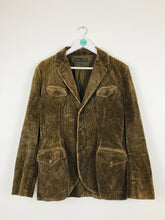 Load image into Gallery viewer, Ralph Lauren Womens Corduroy Blazer Jacket | UK14 | Brown

