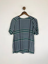 Load image into Gallery viewer, &amp; Other Stories Women&#39;s Check Gingham Blouse | EU34 UK6 | Multicoloured

