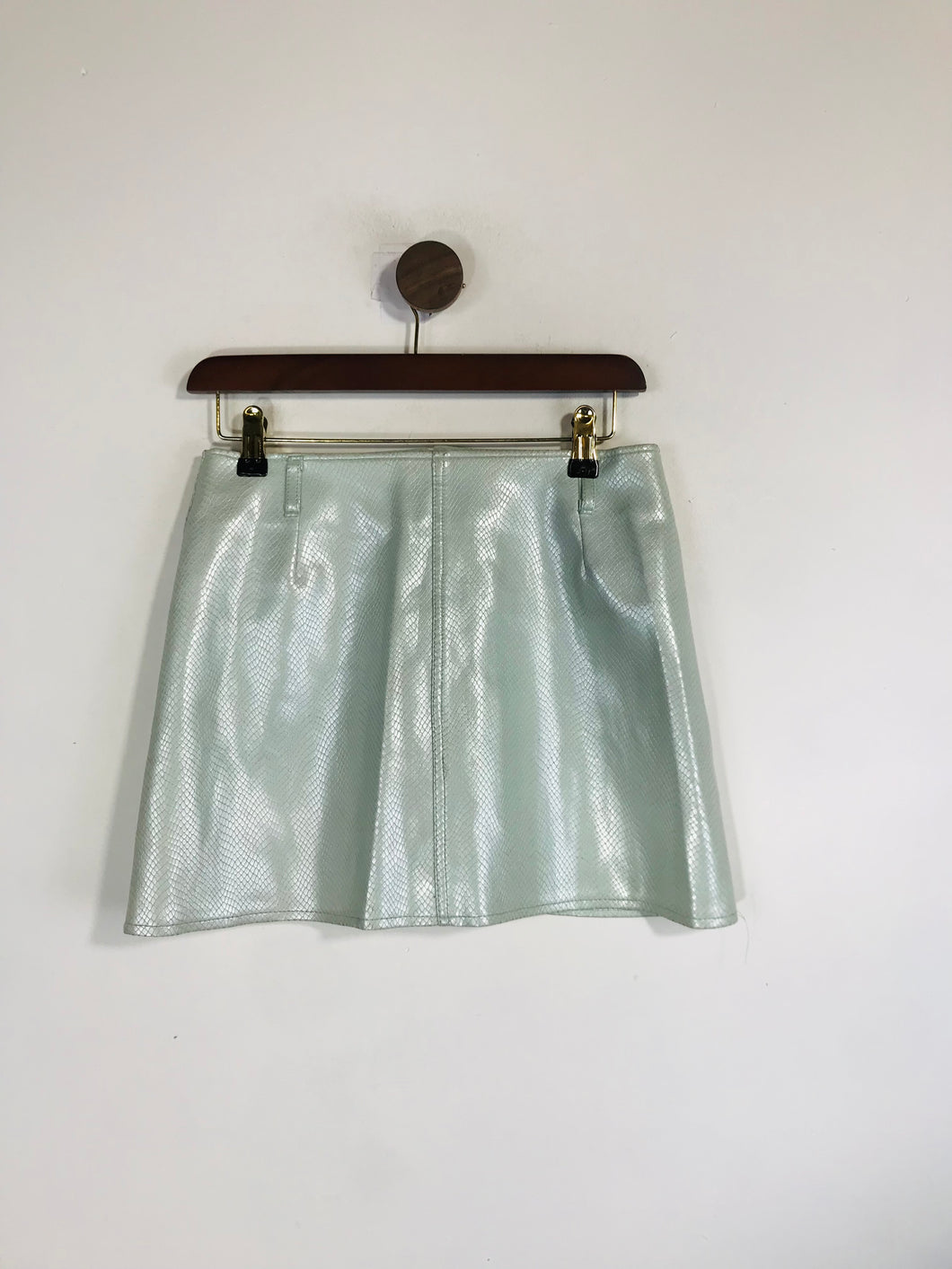 Topshop Women's Mini Skirt | UK12 | Blue