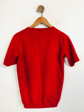 Load image into Gallery viewer, Pure Collection Women&#39;s Cashmere Short Sleeve Jumper | UK12 | Red
