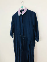 Load image into Gallery viewer, Oliver Bonas Women’s Shirt Shift Dress NWT | UK10 | Navy Blue
