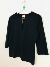 Load image into Gallery viewer, Country Casuals Women’s 3/4 Length Sleeve Top | M UK 10 | Black
