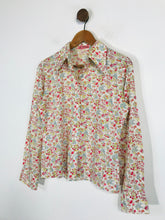 Load image into Gallery viewer, Marilyn Moore Women&#39;s Cotton Floral Button-Up Shirt | UK10 | Multicoloured
