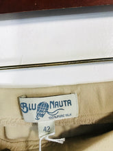 Load image into Gallery viewer, Blu Nauta Women&#39;s Silk Midi Skirt NWT | IT42 UK10 | Beige

