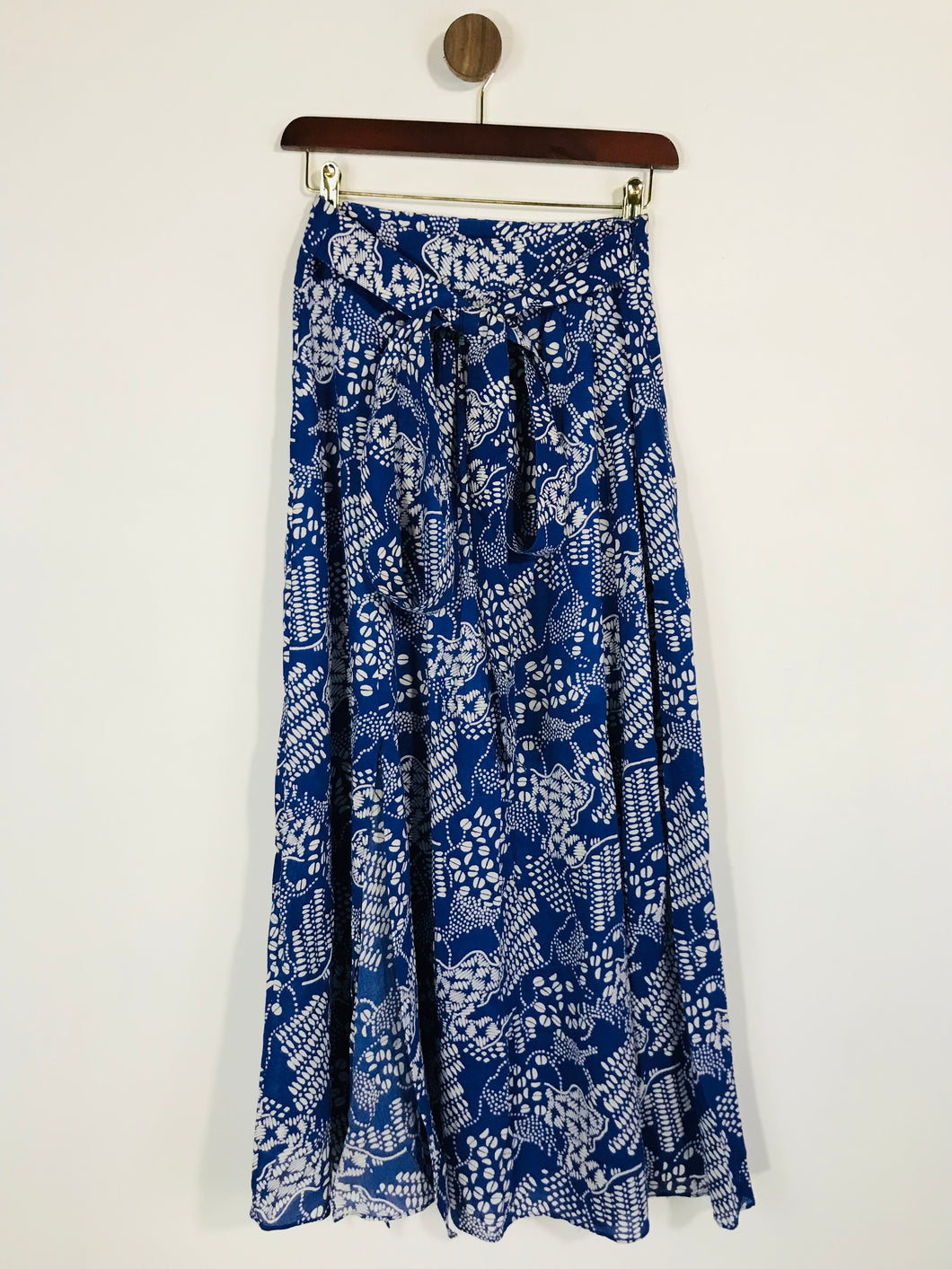& Other Stories Women's Slit Maxi Skirt | EU38 UK10 | Blue