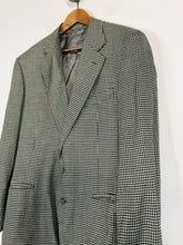 Load image into Gallery viewer, Ermenegildo Zegna Men&#39;s Wool Houndstooth Blazer Jacket | L | Multicoloured
