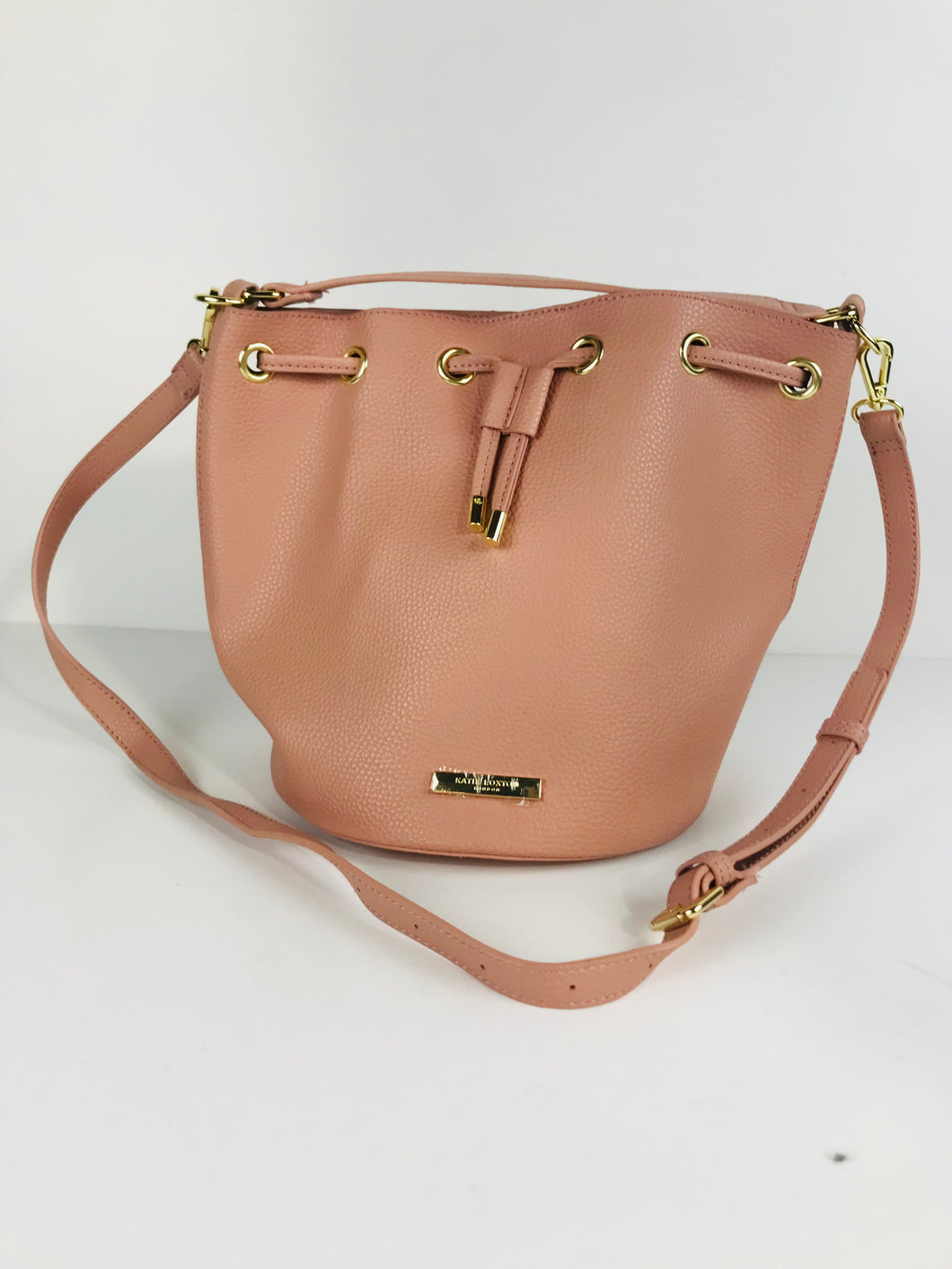 Katie Loxton Women's Faux Leather Bucket Bag | M UK10-12 | Pink