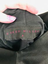 Load image into Gallery viewer, Karen Millen Women’s V-Neck Bodycon Mini Dress | UK8 | Black
