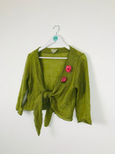 Load image into Gallery viewer, Aideen Bodkin Womens Wrap Cardigan | UK16 | Green
