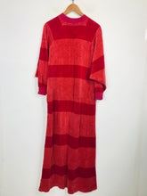 Load image into Gallery viewer, Marimekko Women&#39;s Velour Lounge Shirt Dress | S UK8 | Multicoloured
