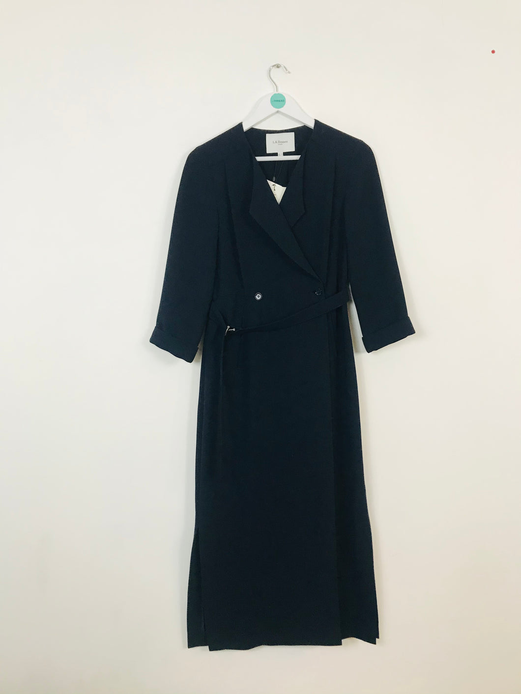 L.K.Bennett Malo Wrap Midi Dress NWT | UK10 | Blue