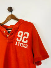 Load image into Gallery viewer, Abercrombie &amp; Fitch Men&#39;s Cotton Round Neck Polo Shirt | XL | Orange
