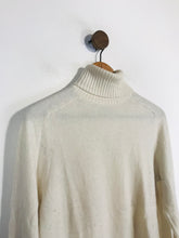 Load image into Gallery viewer, Massimo Dutti Women&#39;s Wool High Neck Jumper | XL UK16 | White
