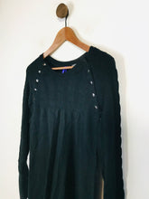 Load image into Gallery viewer, Seraphine Women&#39;s Cotton Knit Mini Dress | UK8 | Black
