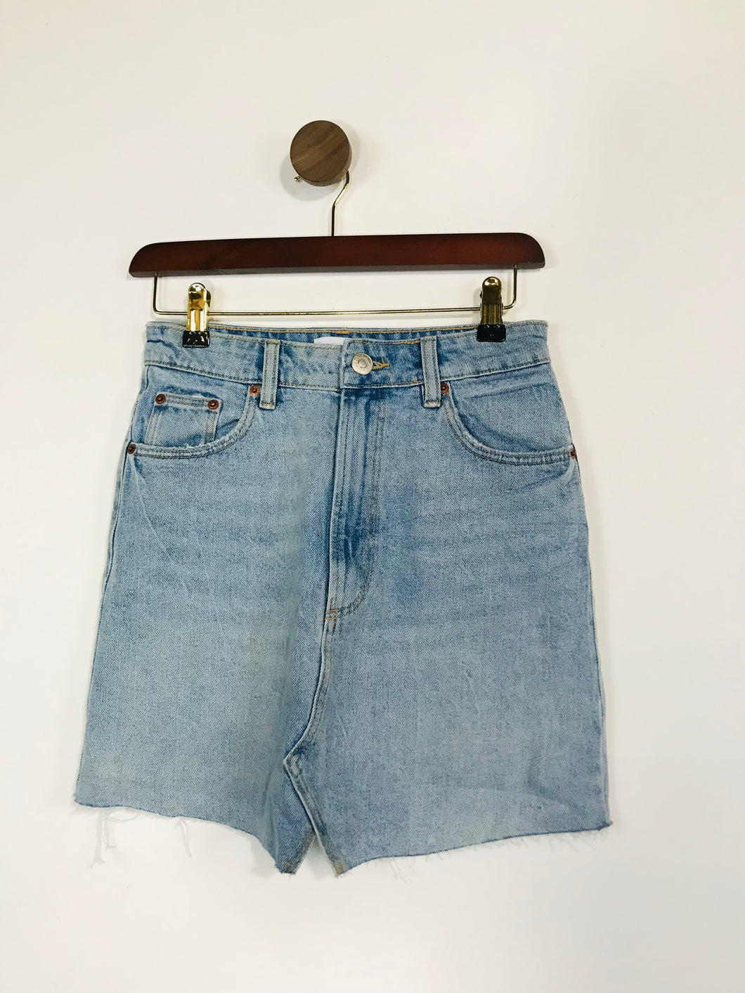 Zara Women's Denim Jean Mini Skirt  | XS UK6 | Blue