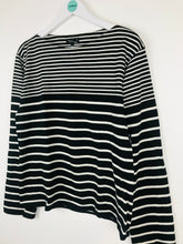 Load image into Gallery viewer, Agnes B Homme Mens Stripe Jumper | Size 2 L | Black White
