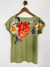 Load image into Gallery viewer, Oasis Women&#39;s Floral T-Shirt  | M UK10-12 | Grey

