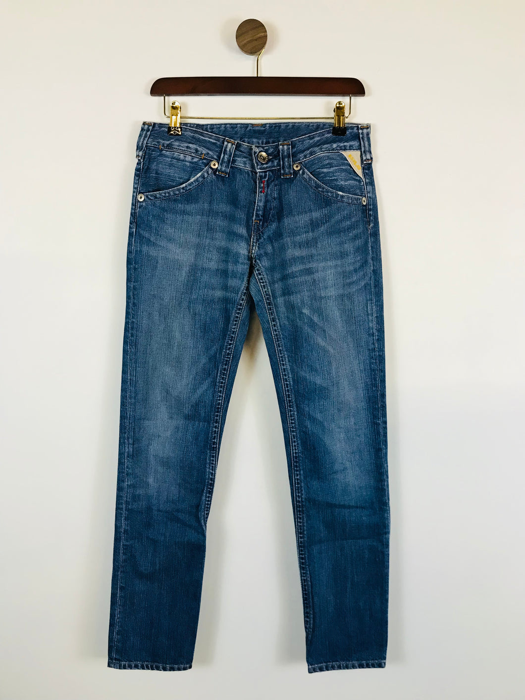 Replay Women's Low Rise Slim Jeans | W27 L30 UK8-10 | Blue