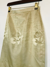 Load image into Gallery viewer, Dusk Frank Usher Women&#39;s Floral Smart Midi Skirt | UK10 | Beige
