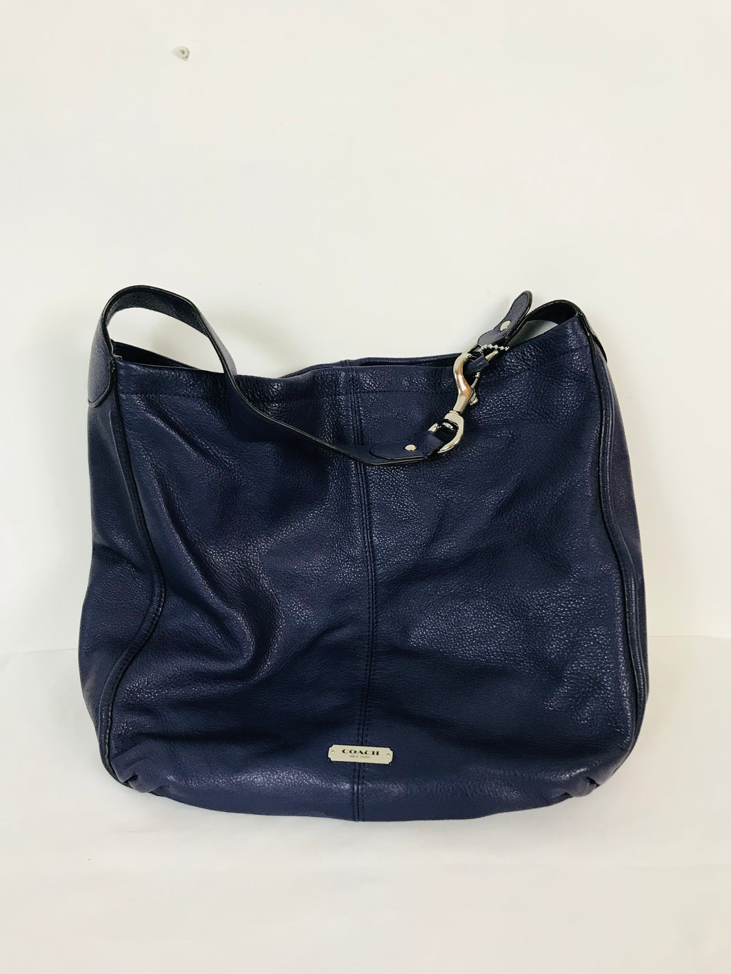 Coach Women’s Leather Shoulder Tote Bag | Purple