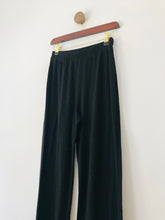 Load image into Gallery viewer, Zara Women&#39;s Knit Wide Leg Flare Leggings | M UK10-12 | Black
