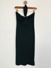 Load image into Gallery viewer, Wallis Women&#39;s Halter Neck Sheath Dress | UK10 | Black
