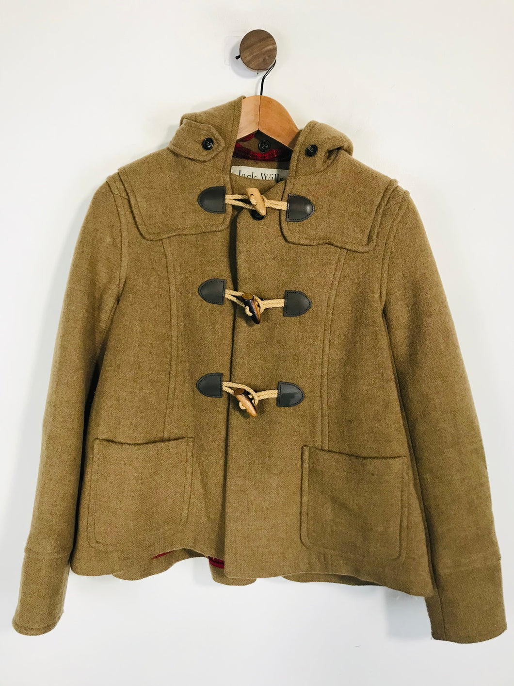 Jack Wills Men's Wool Duffle Coat | UK8 | Brown