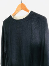 Load image into Gallery viewer, Diesel Men&#39;s Cotton Waffle Knit Jumper | M | Blue
