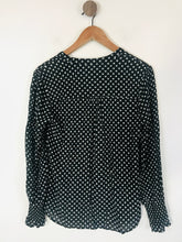 Load image into Gallery viewer, Oasis Women&#39;s Polka Dot Blouse | UK10 | Black
