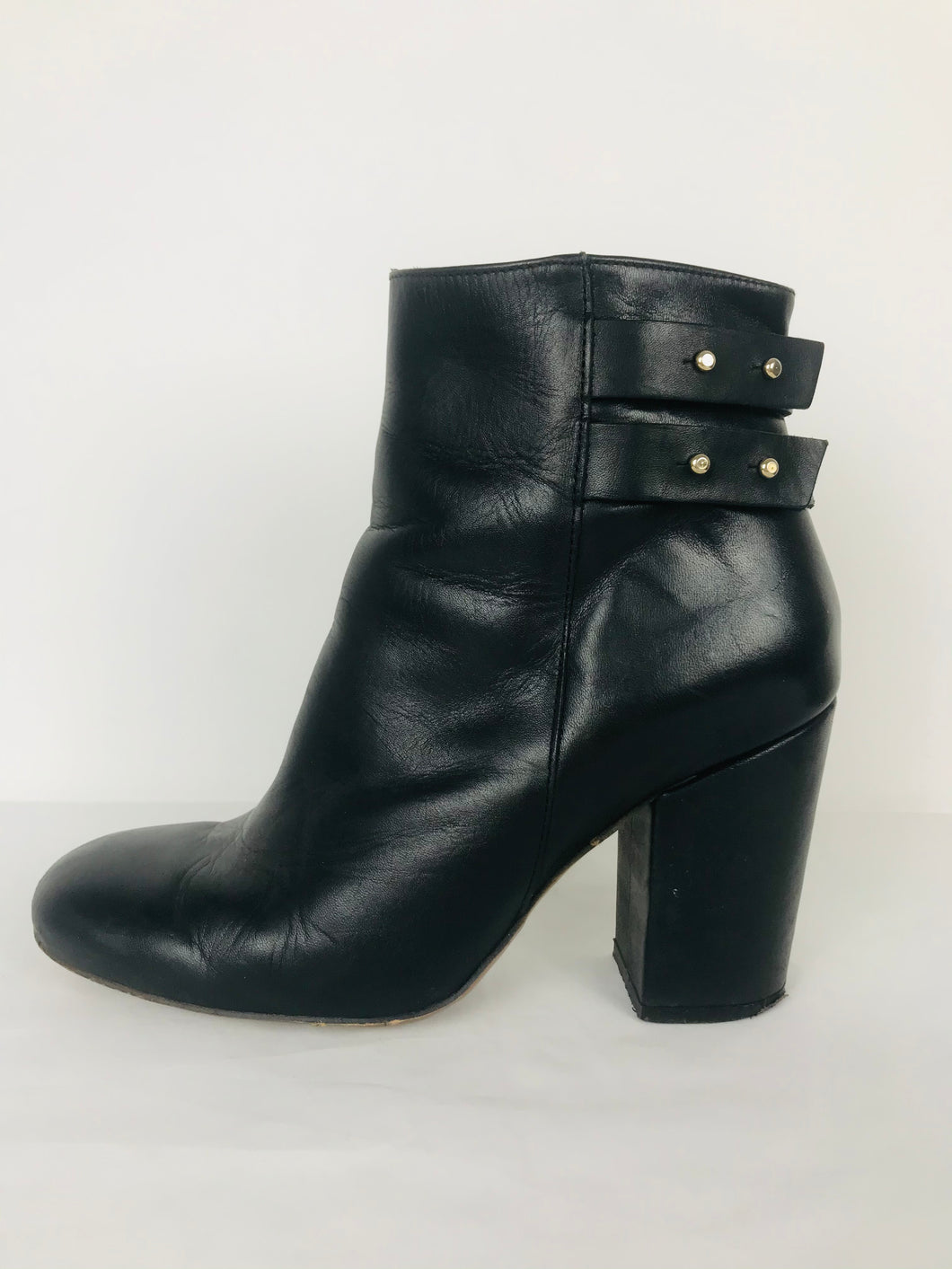 Whistles Womens Heeled Ankle Boots | UK7 EU40 | Black