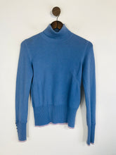 Load image into Gallery viewer, Whistles Women&#39;s Cashmere Roll Neck Jumper | 1 | Blue
