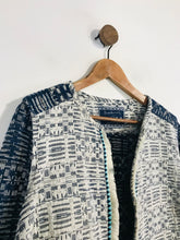 Load image into Gallery viewer, M&amp;S Women&#39;s Boho Lulu Kennedy Indigo Blazer Jacket | UK18 | Multicoloured
