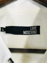 Load image into Gallery viewer, Moschino Men&#39;s Cotton Button-Up Shirt | L | White
