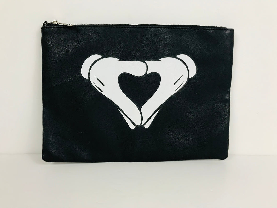 Disney Women's Faux Leather Clutch Bag | OS | Black